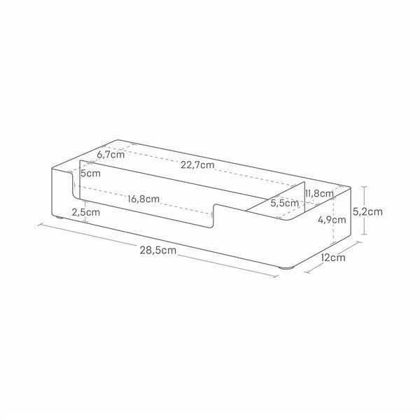 Bílý kovový koupelnový organizér Amenity – YAMAZAKI-image-4