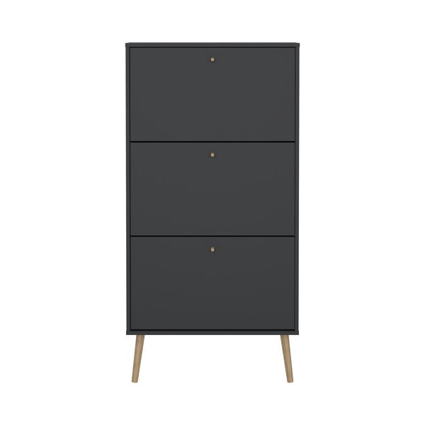 Antracitový výklopný botník Bodo – Tvilum-image-2