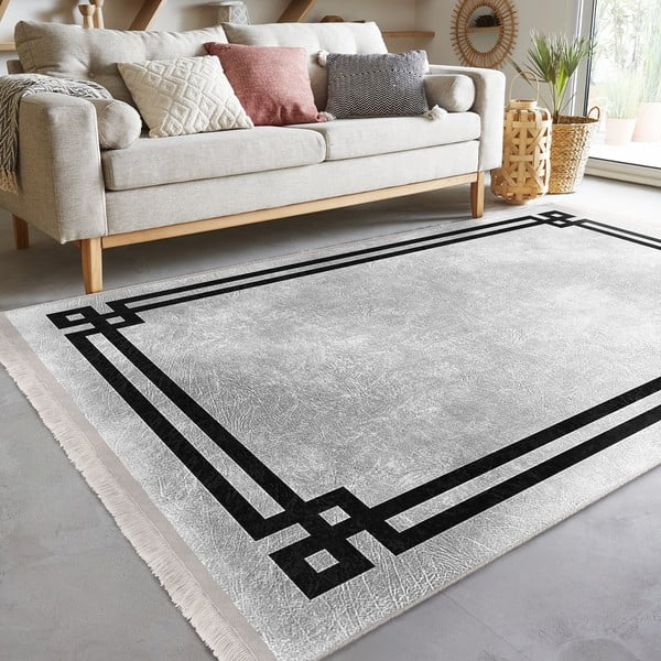 Černo-šedý koberec 160x230 cm – Mila Home-image-4