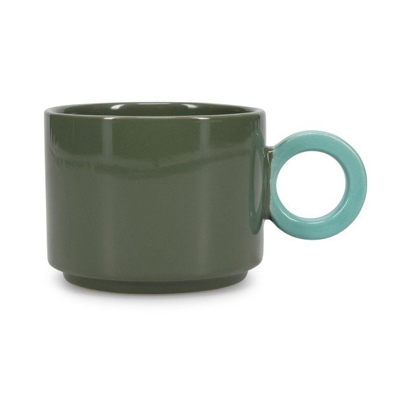 Zelený kameninový hrnek 280 ml Lou – ONA