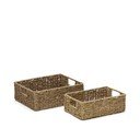 Košíky v sadě 2 ks z mořské trávy 36x27x10 cm Tossa – Kave Home