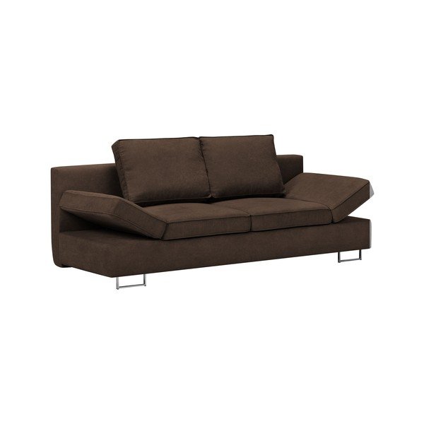 Hnědá dvojmístná rozkládací pohovka Windsor & Co Sofas Iota-image-1