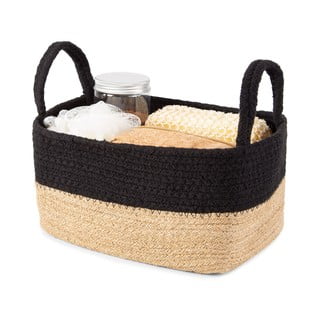 Úložný košík z juty a bavlny Compactor Basic, 24 x 15 cm