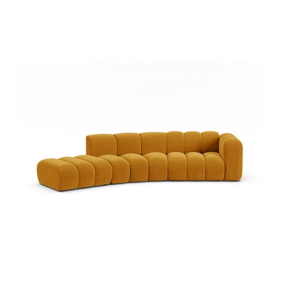 Žlutá rohová pohovka (pravý roh) Lupine – Micadoni Home