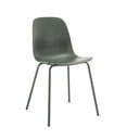 Zelená plastová jídelní židle Whitby – Unique Furniture