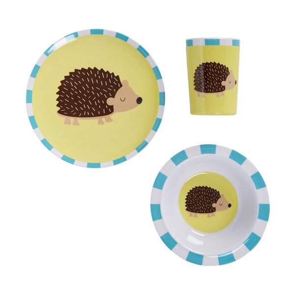 3dílný jídelní set pro děti s motivem ježka Premier Housewares-image-3