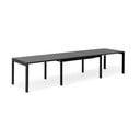 Rozkládací jídelní stůl s černou deskou 96x160 cm Join by Hammel – Hammel Furniture