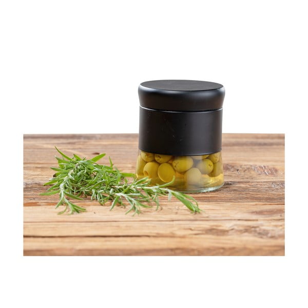 Skleněná dóza na potraviny Black Outdoor Kitchen Boga – Wenko-image-1