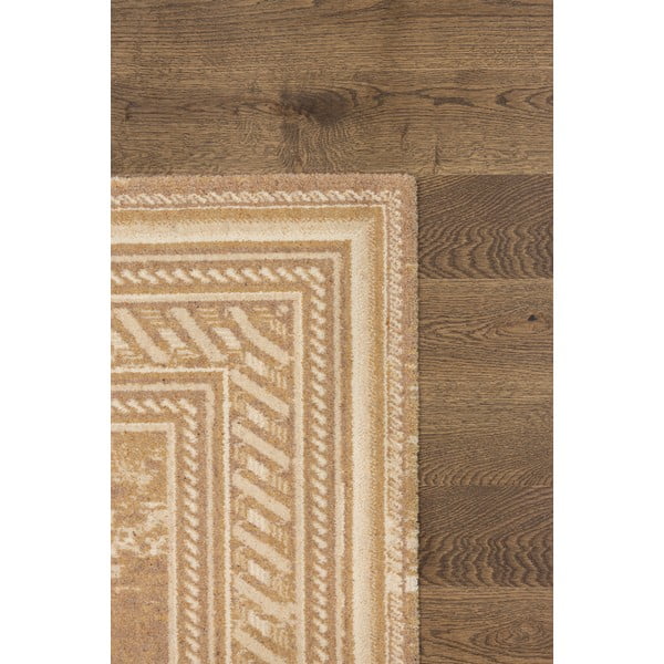 Béžový vlněný koberec 133x180 cm Emily – Agnella-image-3