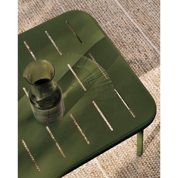 Ocelový zahradní konferenční stolek 50x90 cm Zivia – Kave Home-image-4