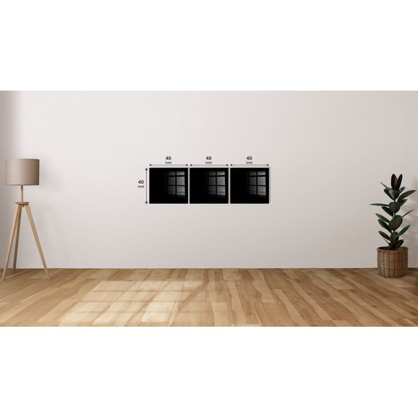 Obrazy v sadě 3 ks 40x40 cm City – Wallity-image-3