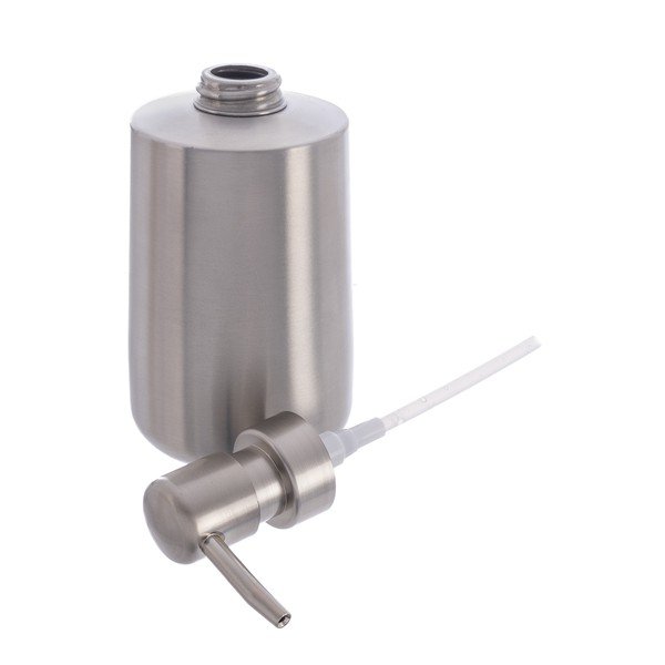 Dávkovač mýdla z nerezové oceli v matně stříbrné barvě 450 ml – Orion-image-3