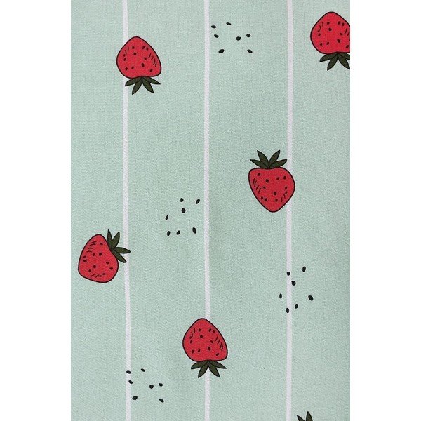Bavlněný přehoz v mentolové barvě 170x230 cm Strawberry – Mila Home-image-1