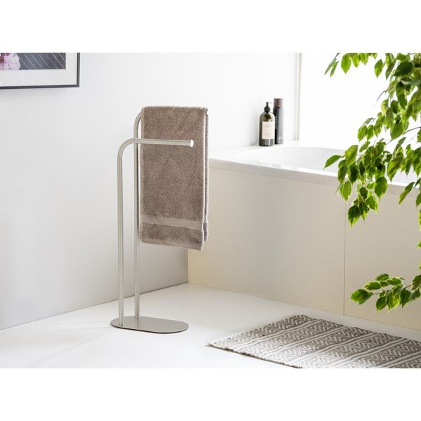 Stojan na ručníky z nerezové oceli v matně stříbrné barvě Levante – Wenko-image-3