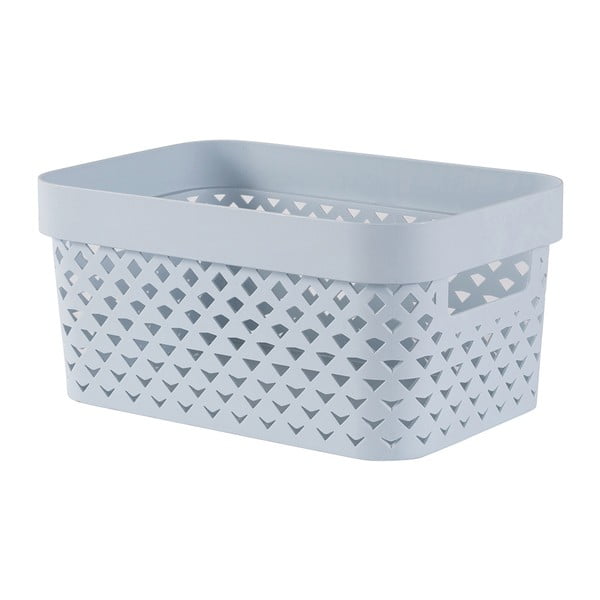 Světle modrý plastový úložný box 26x17,5x12 cm Pure – Curver