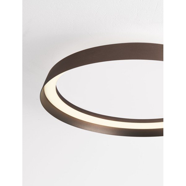 Hnědé hliníkové LED stmívatelné stropní svítidlo Ormi – Nova Luce-image-2