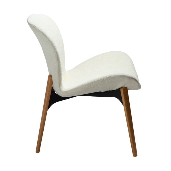 Krémové křeslo z textilie bouclé Paragon – DAN-FORM Denmark-image-2