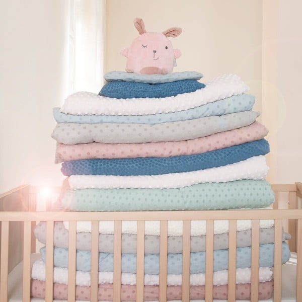 Béžový mantinel do postýlky s příměsí bavlny 170 cm Frosty Almond – Roba-image-4