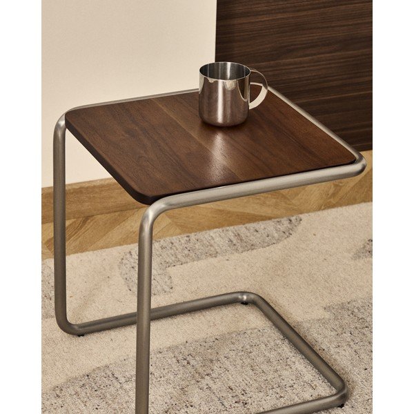 Hrnek z nerezové oceli ve stříbrné barvě Nirela – Kave Home-image-2