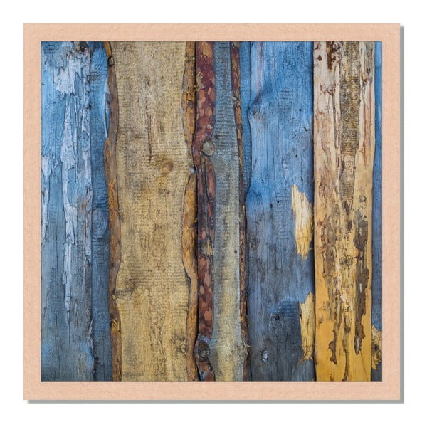 Obraz v rámu Liv Corday Provence Peeled Texture, 40 x 40 cm