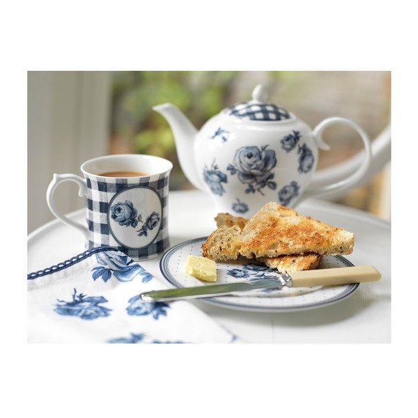 Porcelánový hrnek s podšálkem Creative Tops Vintage Indigo, 200 ml-image-2