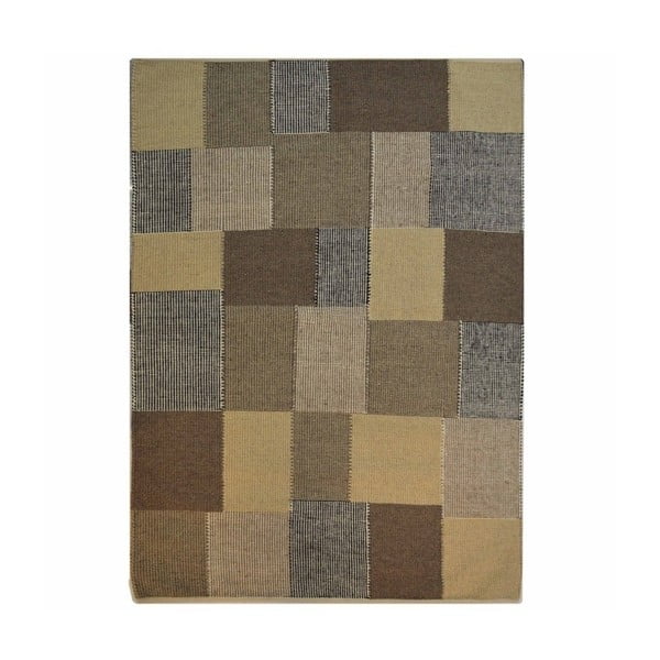 Béžový vlněný koberec The Rug Republic Butchart, 230 x 160 cm