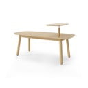 Konferenční stolek z bukového dřeva v přírodní barvě 56x120 cm Swivo – Umbra