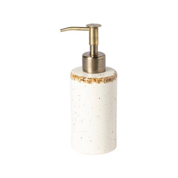 Krémový kameninový dávkovač mýdla Toscana Bath – Casafina