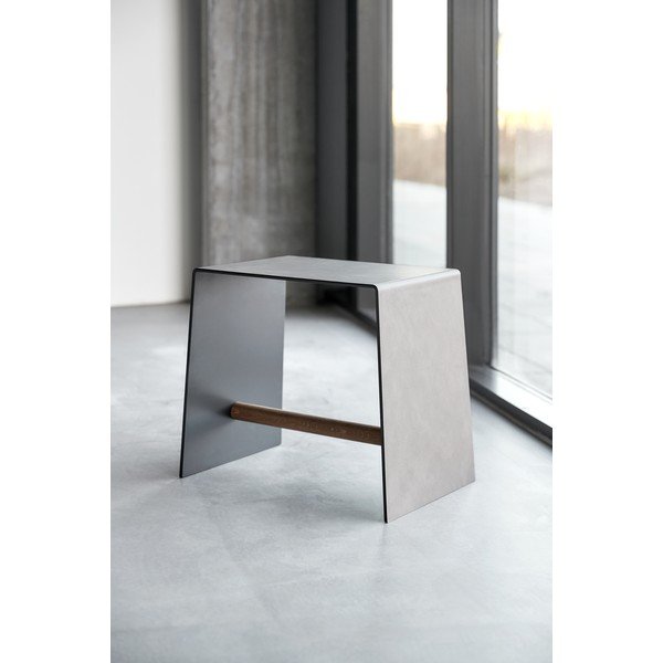 Šedobéžová kovová stolička Bull – LIND DNA-image-1