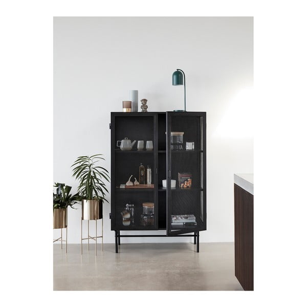 Sada 2 květináčů na podstavcích v mosazné barvě Hübsch Gardo-image-3