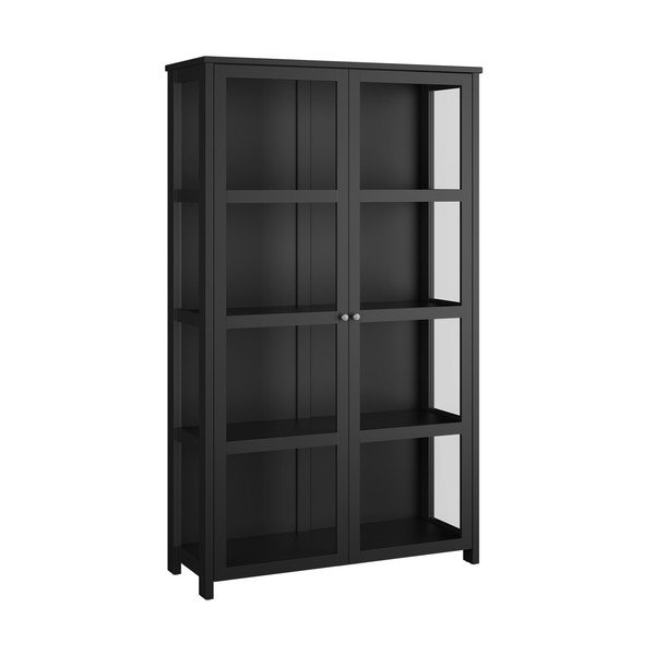 Černá vitrína 124x210 cm Excellent - Tvilum-image-2