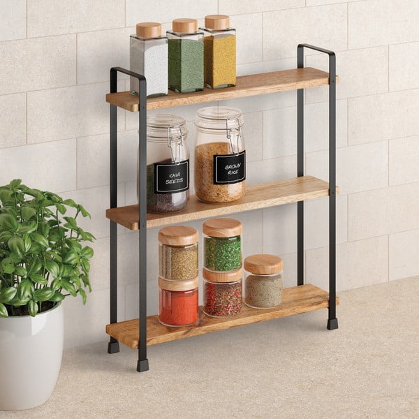 Dřevěný organizér na kořenky York – Metaltex-image-1