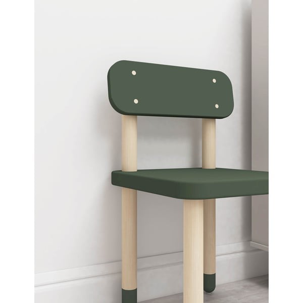 Zelená dětská židle Flexa Dots-image-1