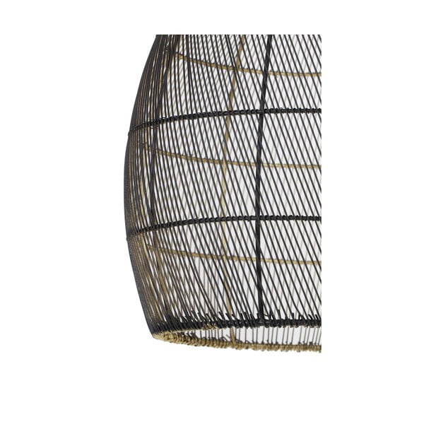 Závěsné svítidlo s kovovým stínidlem v černo-zlaté barvě ø 40 cm Meya – Light & Living-image-4