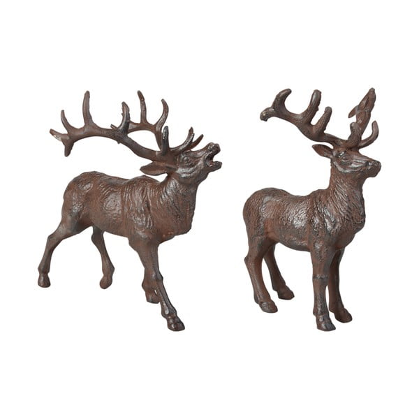 Kovové zahradní sošky v sadě 2 ks Deer – Esschert Design