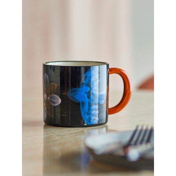 Černé/béžové keramické hrnky v sadě 2 ks 300 ml Maricala – Bloomingville-image-2