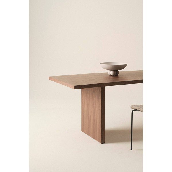 Jídelní stůl v dekoru ořechu 90x210 cm Aspelund – Jotex-image-2