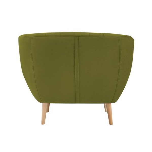 Zelené sametové křeslo Mazzini Sofas Sardaigne-image-4