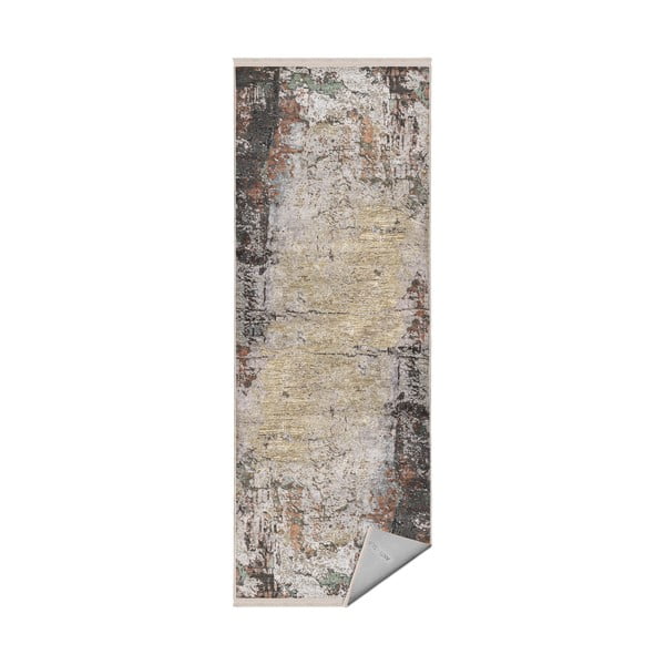 Hnědo-béžový koberec běhoun 80x200 cm – Mila Home