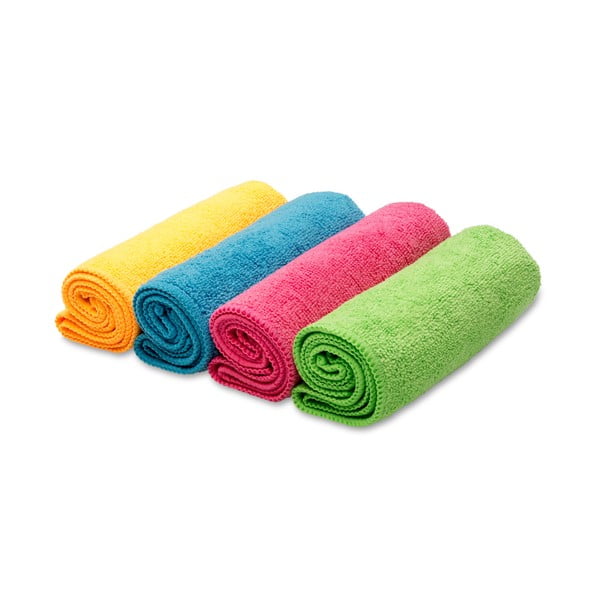 Hadříky z mikrovlákna v sadě 14 ks Colors – Vileda-image-3