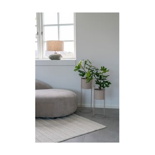 Khaki keramická stolní lampa s textilním stínidlem (výška 44 cm) Oldham – House Nordic