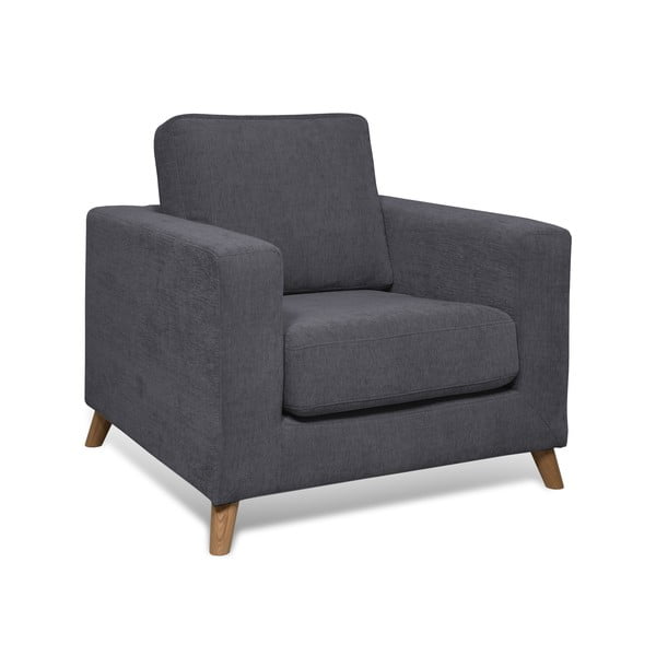 Tmavě šedé křeslo Faria - Scandic-image-1