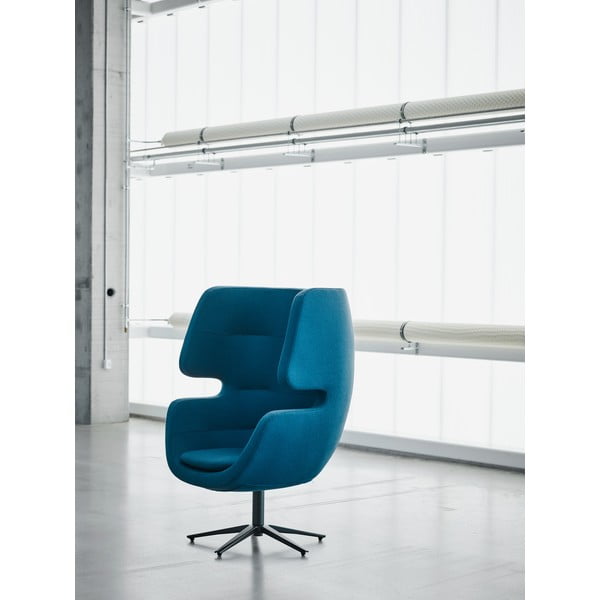 Tmavě zelené otočné křeslo Softline Moai-image-3