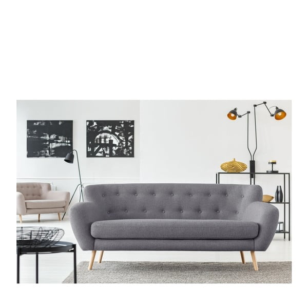 Šedá pohovka Cosmopolitan design London, 192 cm-image-3