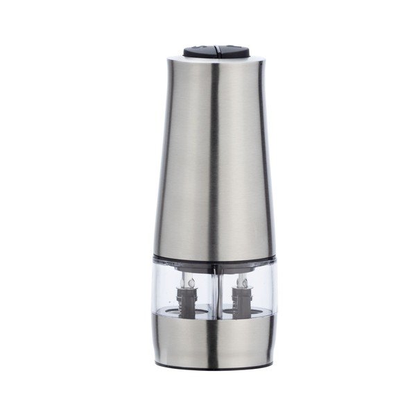 Dvojitý mlýnek na sůl a pepř ve stříbrné barvě Wenko Mill-image-4
