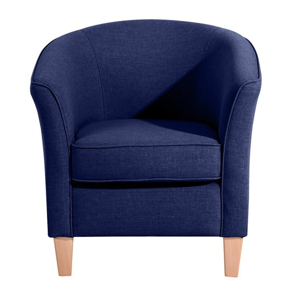 Tmavě modré křeslo Max Winzer Livia Dark Blue-image-2