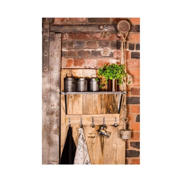 Nástěnná police s 5 háčky Kitchen Craft Mounted-image-2