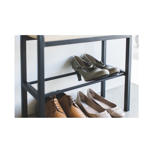 Kovový botník v černo-přírodní barvě Tower – YAMAZAKI-image-4