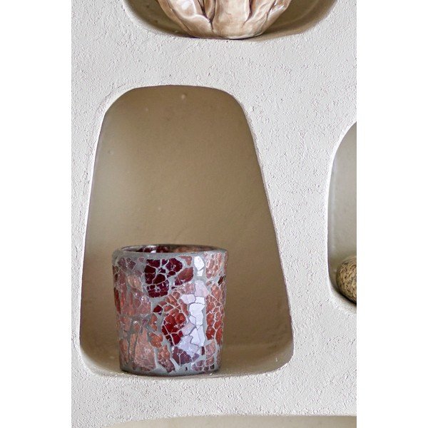 Skleněný svícen na čajovou svíčku Evalyn – Bloomingville-image-1