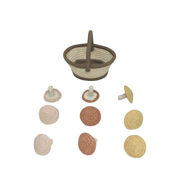 Béžový bavlněný dětský hrací koberec 120x160 cm Mushroom Forest – Lorena Canals-image-3